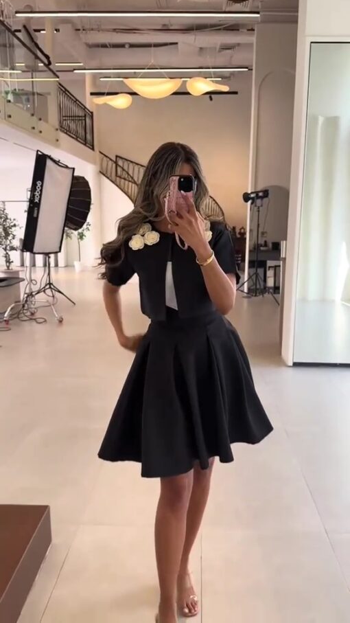 ⁦فستان سهرة قصير⁩ - الصورة ⁦7⁩