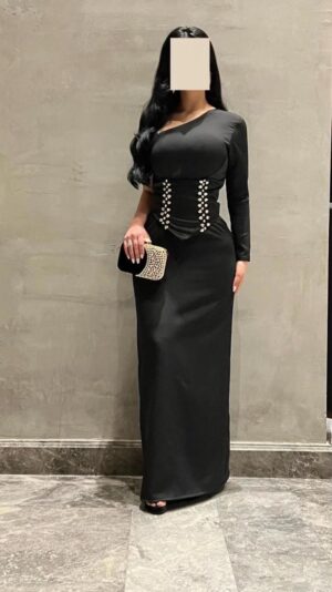 فساتين سهرة لون أسود