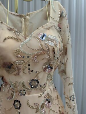 ⁦فساتين سهرة تتطريز راقي⁩ - الصورة ⁦6⁩