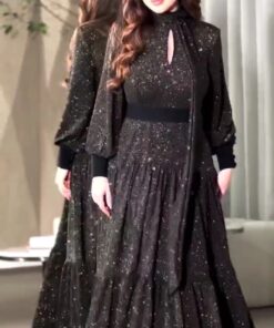 فستان سهرة ترتر