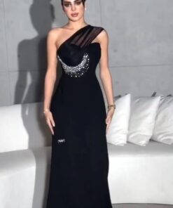 فستان سهرة لون اسود