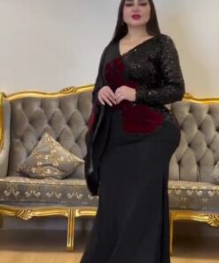 فساتين سهرة لون أسود