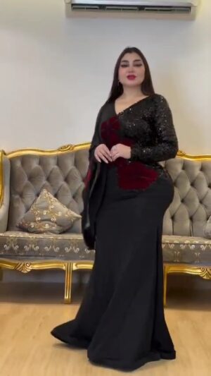 فساتين سهرة لون أسود