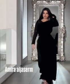 فستان سهرة لون اسود