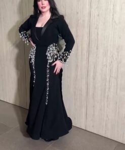 فستان سهرة لون اسود