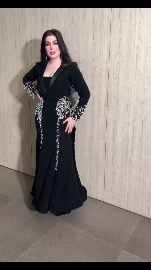 فستان سهرة لون اسود