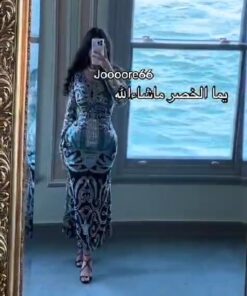 فستان سهرة تل فصوص