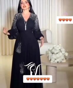 فستان سهرة لون اسود