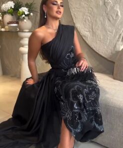 فستان سهرة لون أسود