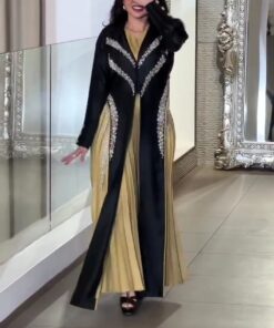 فستان سهرة ب أكمام طويلة
