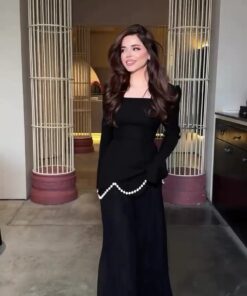 فستان سهرة لون أسود