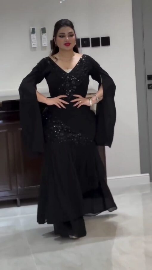 ⁦فساتين سهرة كريب استرتش⁩ - الصورة ⁦12⁩