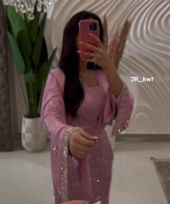 فساتين سهرة ب إكمام طويلة