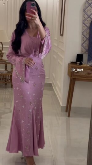 ⁦فساتين سهرة ب إكمام طويلة⁩ - الصورة ⁦4⁩