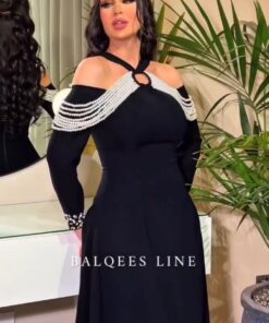 فستان سهرة لون اسود