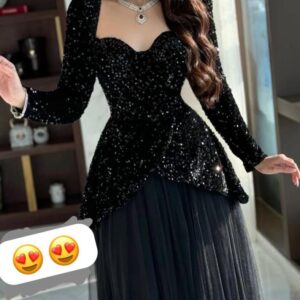 فساتين سهرة لون أسود