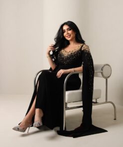 فستان سهرة لون اسود