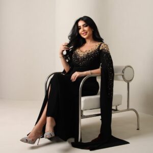 فستان سهرة لون اسود