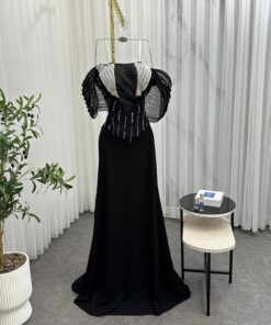 فستان سهرة لون أسود