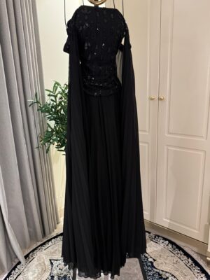 ⁦فستان سهرة ب أكمام طويلة⁩ - الصورة ⁦8⁩
