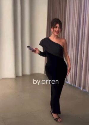 فستان سهرة لون اسود