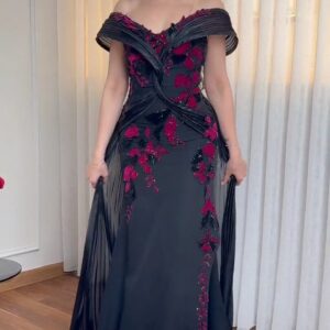 فساتين سهرة لون اسود