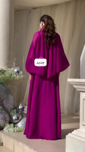 ⁦فستان بلون فوشيا جذاب ينبض بالأنوثة والجمال⁩ - الصورة ⁦2⁩