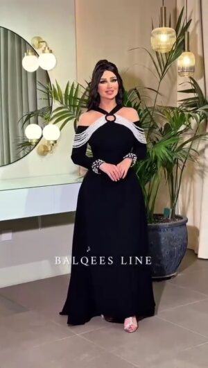 فستان سهرة طويل