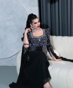 فستان سهرة لون اسود