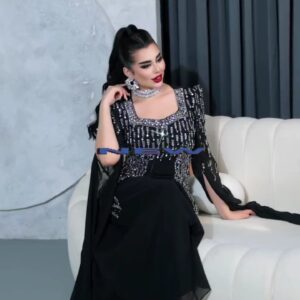 فستان سهرة لون اسود