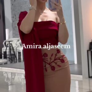 فستان سهرة قطعتين