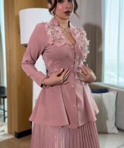 فستان سهرة ب أكمام طويلة