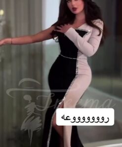 فستان سهرة لون اسود