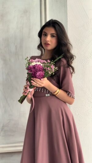 فستان سهرة ناعم