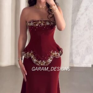 فستان سهرة طويل