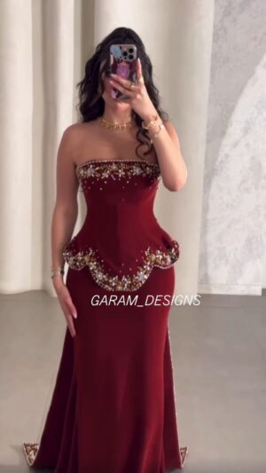 فستان سهرة طويل