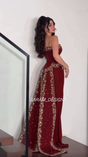 ⁦فستان سهرة طويل⁩ - الصورة ⁦5⁩