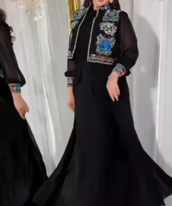فستان سهرة لون أسود