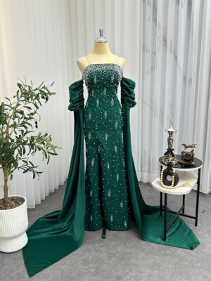 ⁦فستان مناسبة 2025بدون أكمام⁩ - الصورة ⁦2⁩