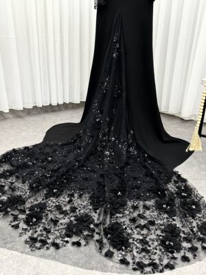 ⁦أجمل فساتين سهرة لون اسود⁩ - الصورة ⁦4⁩