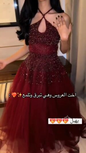 ⁦فستان سهرة  تل⁩ - الصورة ⁦3⁩