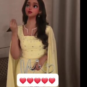 فستان سهرة لون أصفر