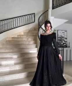 فستان سهرة لون اسود