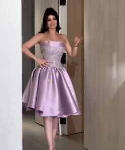 فستان سهرة قصير