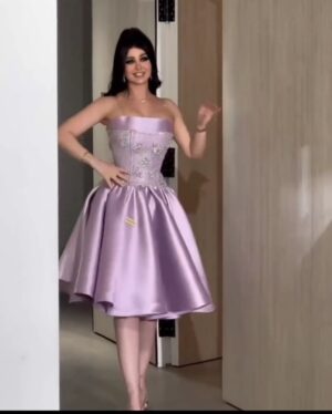 فستان سهرة قصير