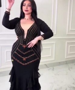 فستان سهرة أسود