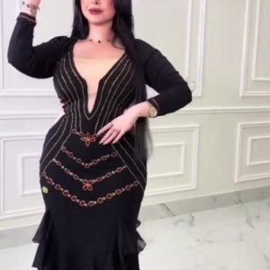 فستان سهرة أسود