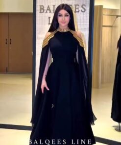 فستان سهرة كريب استرتش