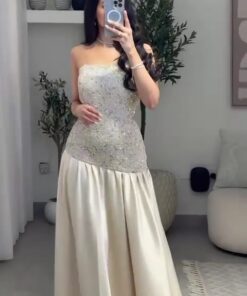 فستان سهرة فخم وانيق