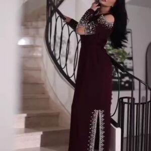 فستان لون نبيتي